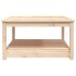 Mesa de jardín madera maciza de pino 82,5x82,5x45