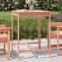 Mesa de jardín madera maciza Douglas 82,5x82,5x110