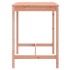 Mesa de jardín madera maciza Douglas 82,5x82,5x110