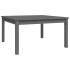 Mesa de jardín madera maciza pino gris 82,5x82,5x45