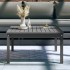 Mesa de jardín madera maciza pino gris 82,5x82,5x45
