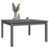 Mesa de jardín madera maciza pino gris 82,5x82,5x45