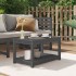 Mesa de jardín madera maciza de pino gris 82,5x50,5x45
