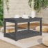 Mesa de jardín madera maciza de pino gris 82,5x50,5x45