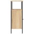 Mesitas noche 2 uds madera ingeniería roble Sonoma 41x31x80