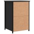 Mesita de noche madera de ingeniería negro 40x36x60
