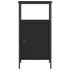 Mesitas de noche 2 uds madera de ingeniería negro 41x31x80
