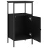 Mesitas de noche 2 uds madera de ingeniería negro 41x31x80
