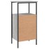 Mesitas de noche 2 uds madera ingeniería gris Sonoma