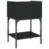 Mesitas de noche 2 uds madera de ingeniería negro 40,5x31x60
