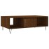 Mesa de centro madera de ingeniería roble marrón 104x60x35
