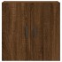 Armario de pared madera de ingeniería marrón roble 60x31x60