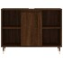 Mueble de baño madera de ingeniería roble marrón 80x33x60