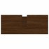 Mueble de baño madera de ingeniería roble marrón 80x33x60