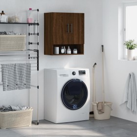 Armario de pared madera de ingeniería marrón roble 60x31x70