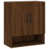 Armario de pared madera de ingeniería marrón roble 60x31x70