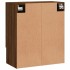 Armario de pared madera de ingeniería marrón roble 60x31x70