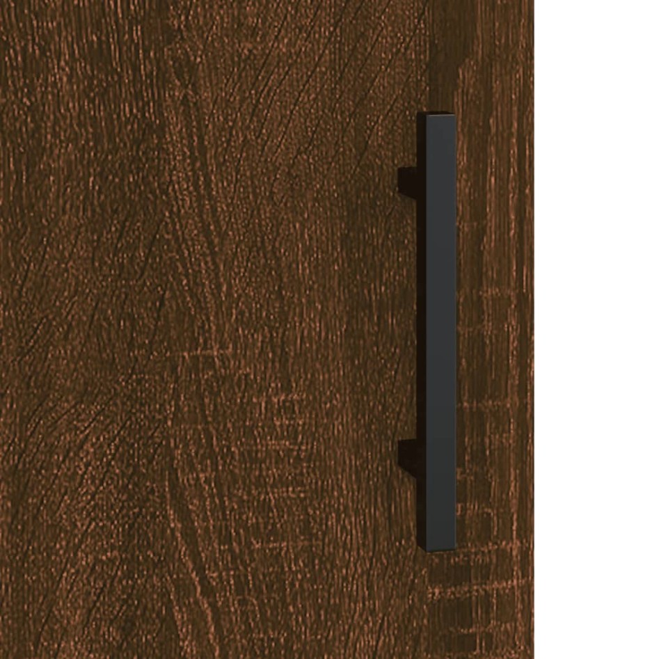 Armario de pared madera de ingeniería marrón roble 60x31x70