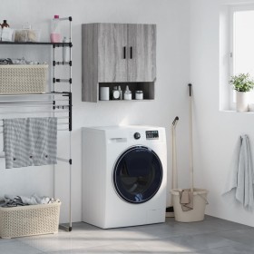 Armario de pared madera de ingeniería gris Sonoma 60x31x70