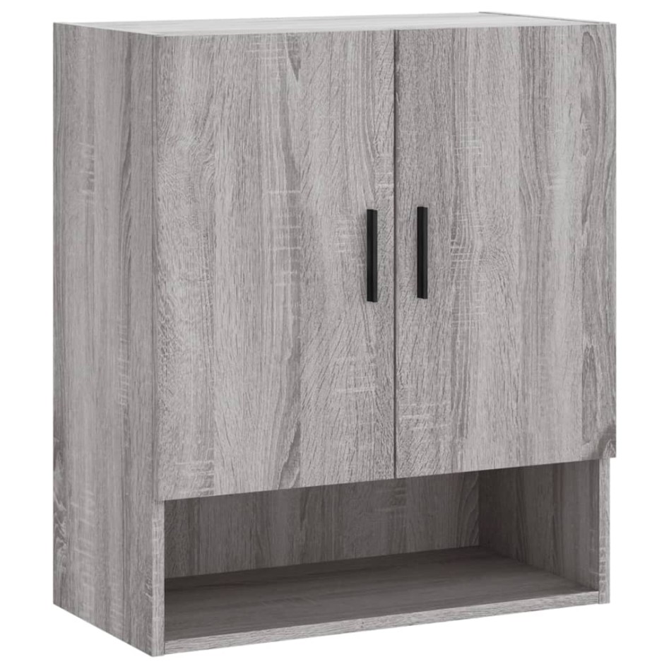 Armario de pared madera de ingeniería gris Sonoma 60x31x70