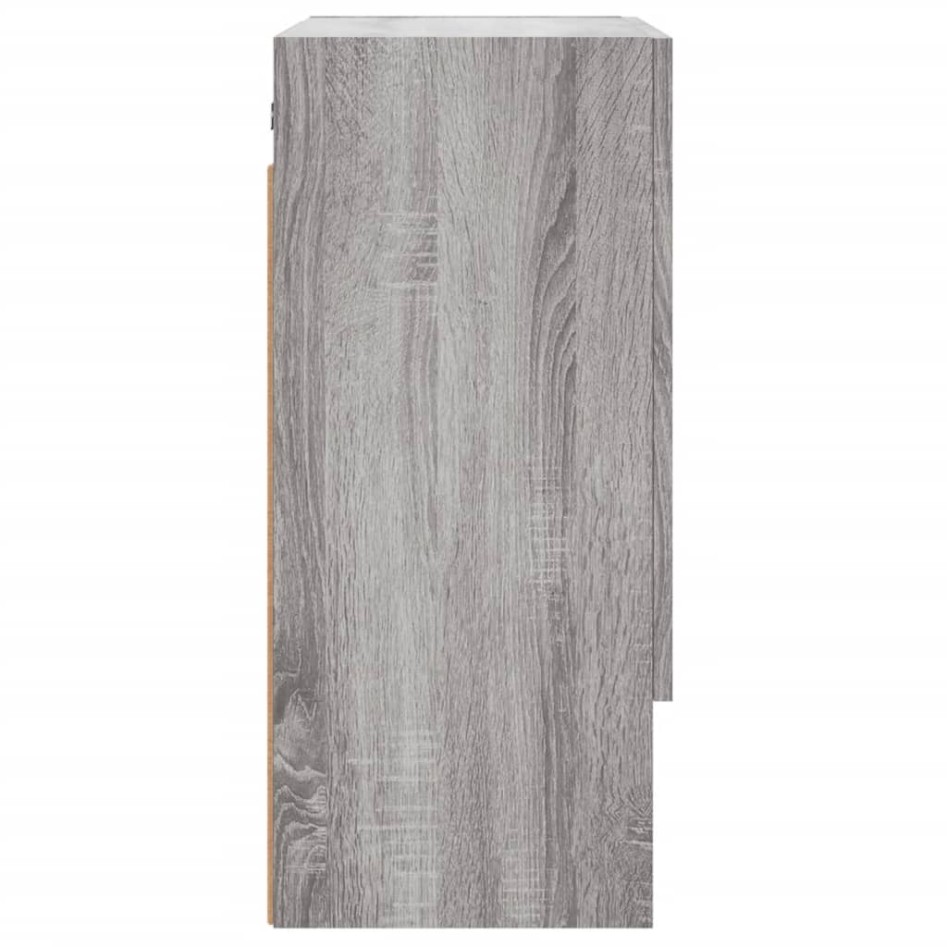 Armario de pared madera de ingeniería gris Sonoma 60x31x70
