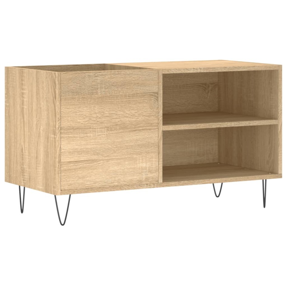 Mueble de discos madera de ingeniería roble Sonoma 85x38x48