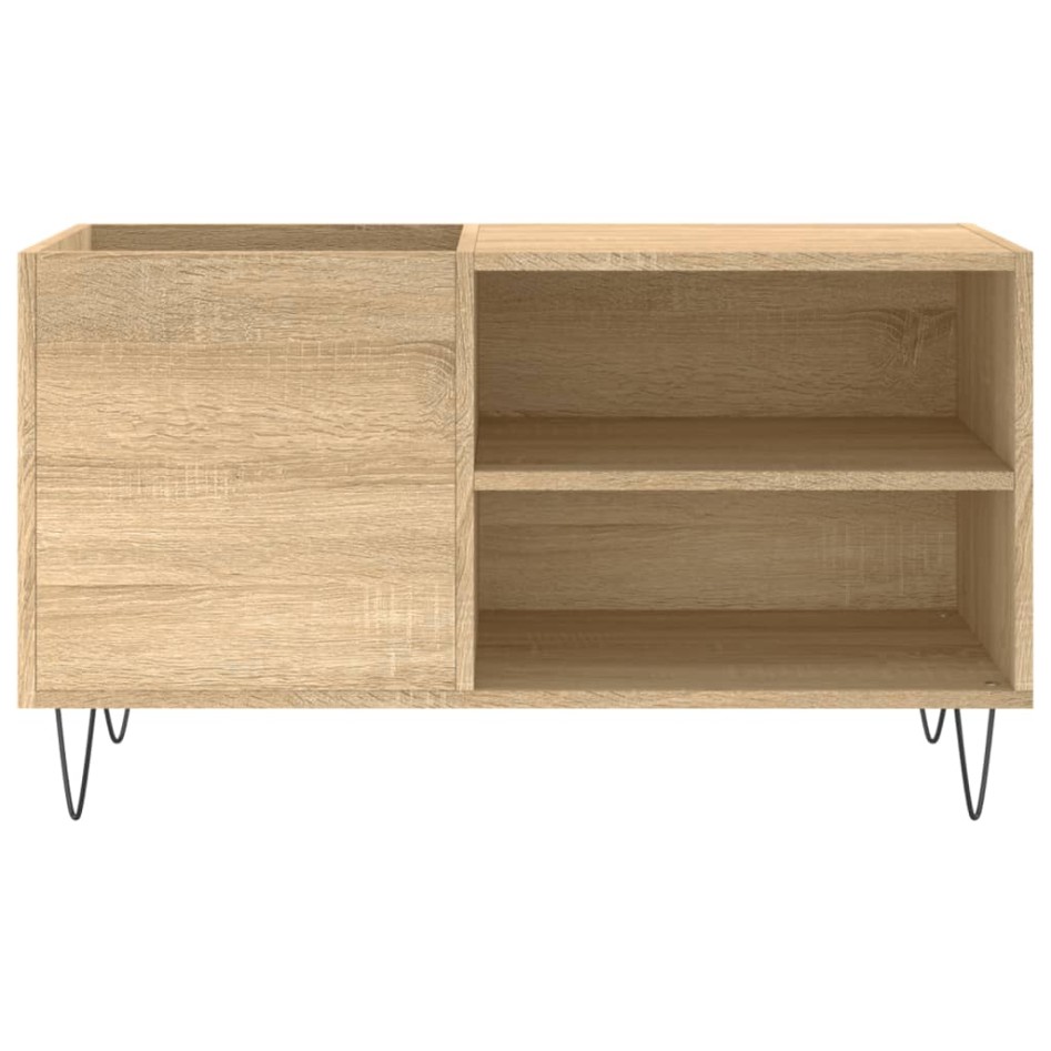 Mueble de discos madera de ingeniería roble Sonoma 85x38x48