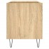 Mueble de discos madera de ingeniería roble Sonoma 85x38x48