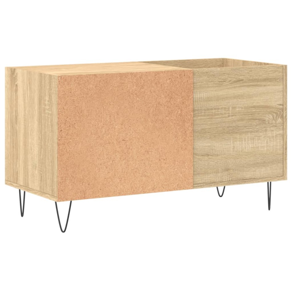 Mueble de discos madera de ingeniería roble Sonoma 85x38x48