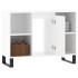 Mueble de baño madera de ingeniería blanco brillo 80x33x60