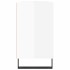 Mueble de baño madera de ingeniería blanco brillo 80x33x60