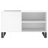 Mueble para discos madera de ingeniería blanco 85x38x48