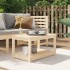 Mesa de jardín madera maciza de pino 82,5x50,5x45