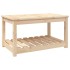 Mesa de jardín madera maciza de pino 82,5x50,5x45