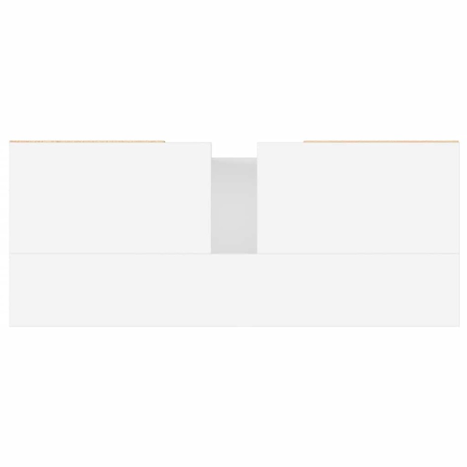 Mueble de baño madera de ingeniería blanco 80x33x60