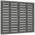 Cabecero de cama de pared madera maciza pino gris