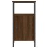 Mesitas noche 2 uds madera ingeniería marrón roble 41x31x80