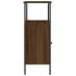 Mesitas noche 2 uds madera ingeniería marrón roble 41x31x80
