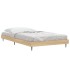 Estructura de cama sin colchón madera roble Sonoma 90x200
