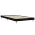 Estructura de cama madera de ingeniería negra 90x200
