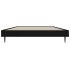 Estructura de cama madera de ingeniería negra 90x200