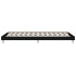 Estructura de cama madera de ingeniería negra 90x200