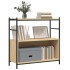 Estantería hierro madera ingeniería roble Sonoma 80x30x78,5