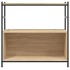 Estantería hierro madera ingeniería roble Sonoma 80x30x78,5