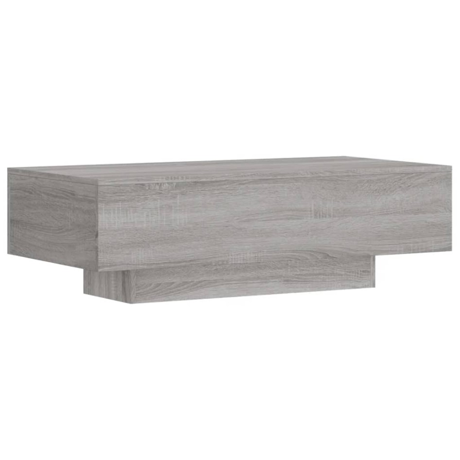 Mesa de centro madera de ingeniería gris Sonoma 100x49,5x31