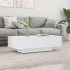 Mesa de centro madera de ingeniería blanco 100x49,5x31