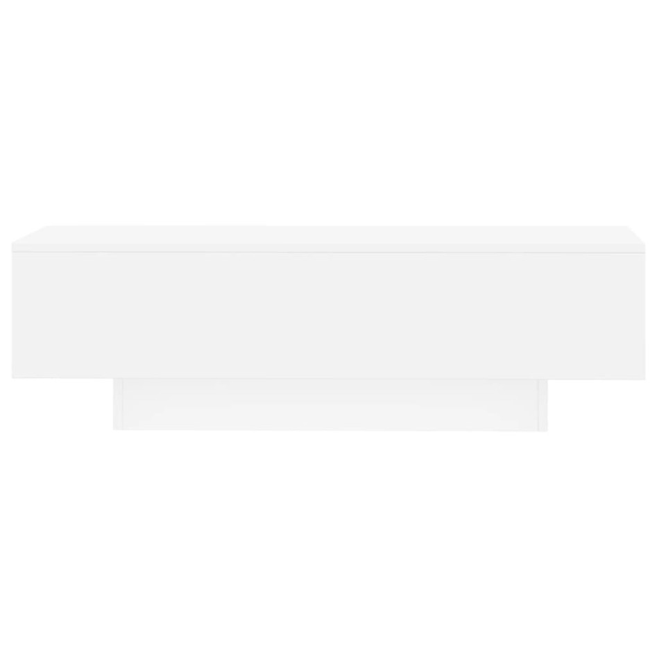 Mesa de centro madera de ingeniería blanco 100x49,5x31