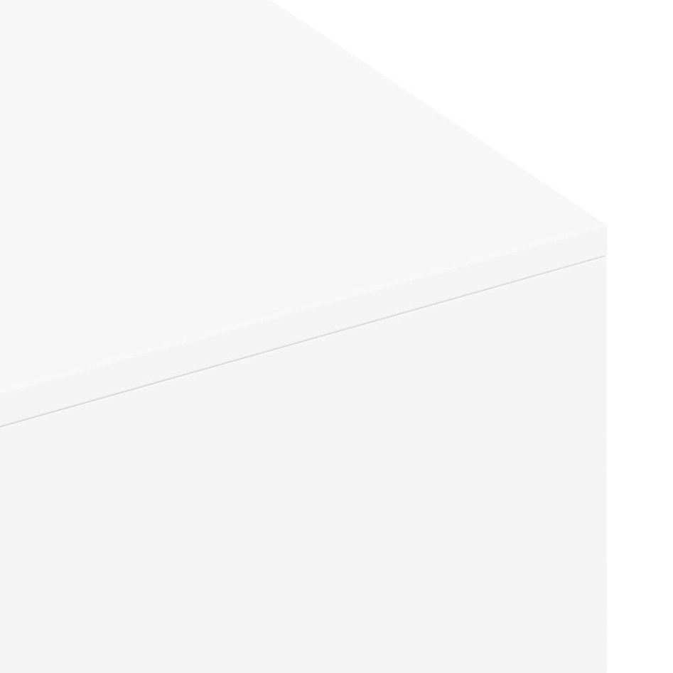 Mesa de centro madera de ingeniería blanco 100x49,5x31