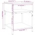 Mesitas noche 2 uds madera ingeniería marrón roble 40x41x50