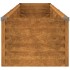 Jardinera acero corten 291x50x36